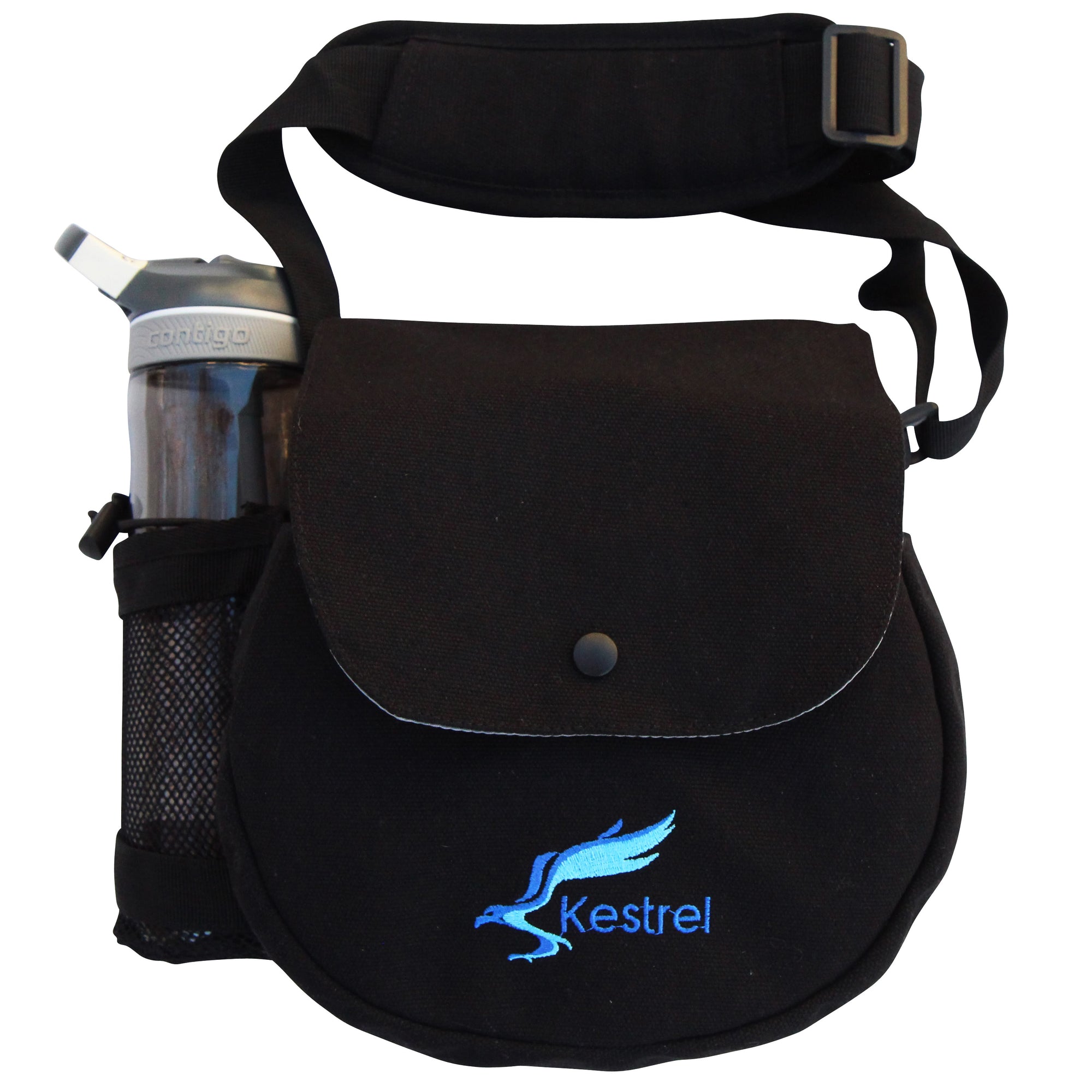Kestrel Disc Golf Bag | Fits 6-10 Discs + Bottle Holder