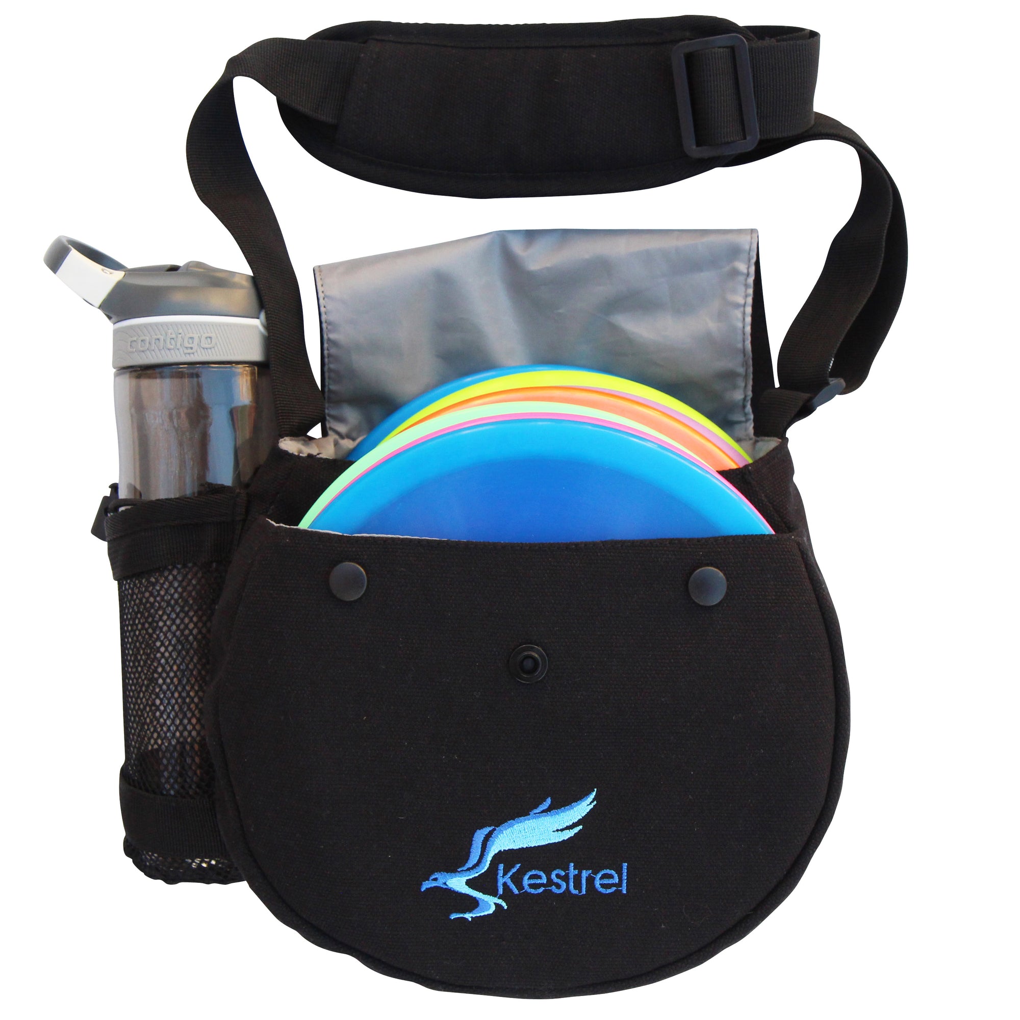 Kestrel Disc Golf Pro Set | 3 Disc Pro Pack Bundle + Bag | Disc Golf Set | Includes Distance Driver, Mid-Range and Putter | Small Disc Golf Bag