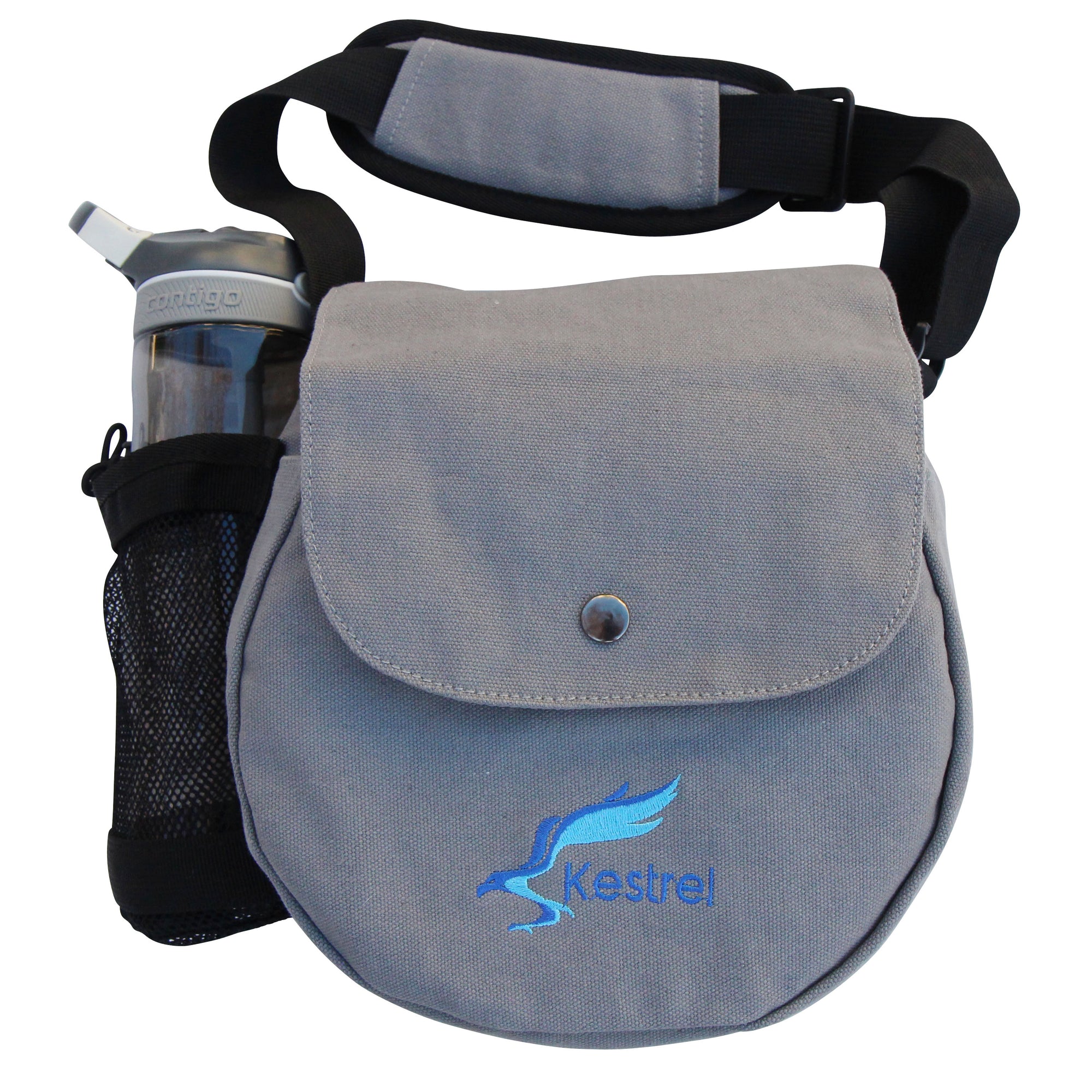 Kestrel Disc Golf Bag | Fits 6-10 Discs + Bottle Holder