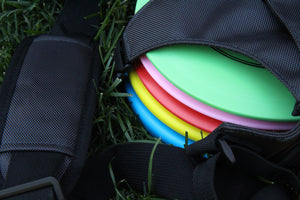 Kestrel Disc Golf Set Bundle | 5 Discs + Shoulder Bag | Includes 2 Fairway Drivers, 2 Mid-Range Discs and Putter | Ages 6+  (5-Pack)