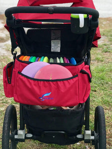 Kestrel Outdoors Gray Kestrel Disc Golf Bag | Made from Heavy Duty Canvas | Fits up to 18 Discs & Other Equipment