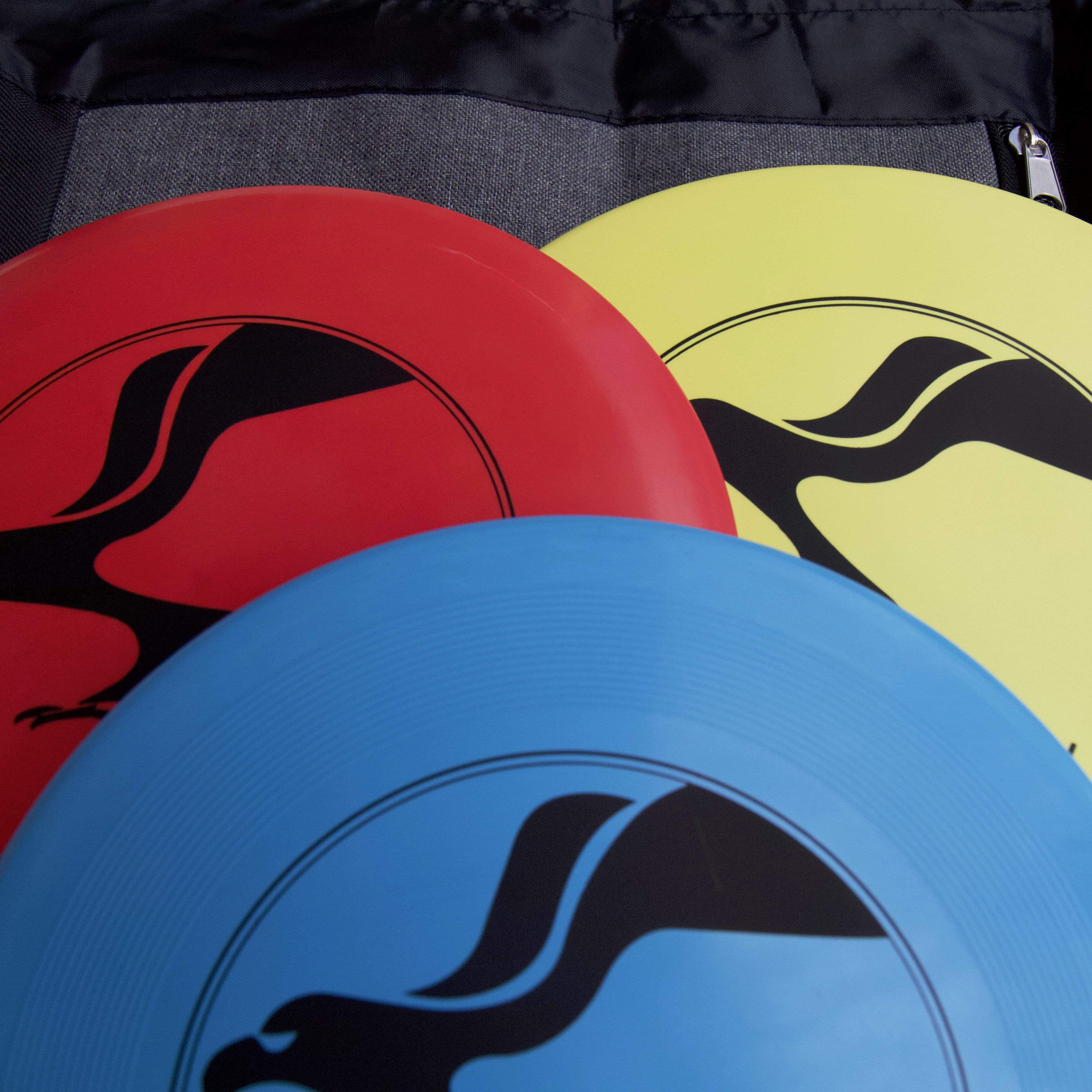Kestrel Outdoors Kestrel Disc Golf Beginning Set Bundle | 3 Discs + Bag | Perfect Outdoor Games for Kids | Includes Fairway Driver, Mid-Range and Putter