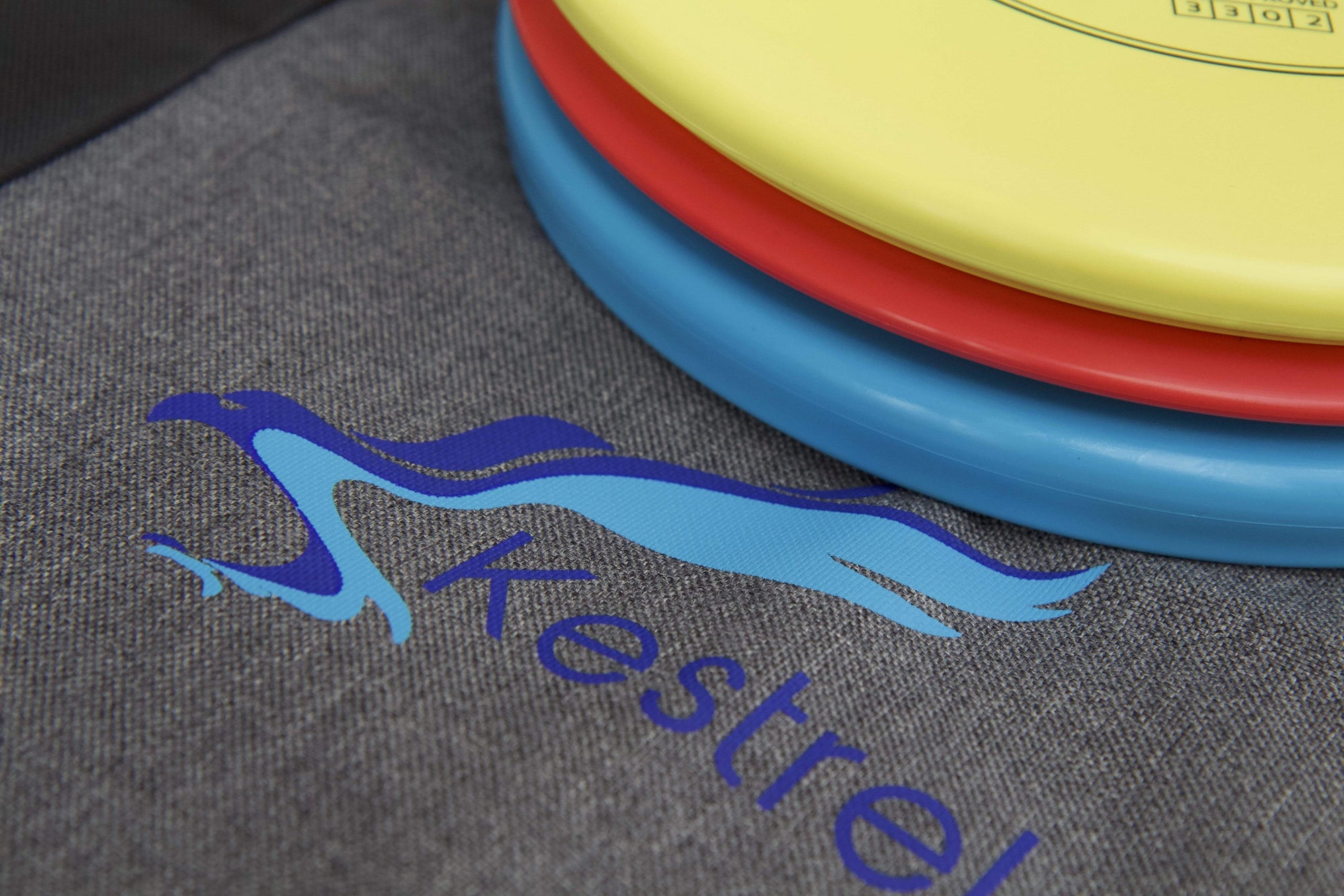 Kestrel Outdoors Kestrel Disc Golf Beginning Set Bundle | 3 Discs + Bag | Perfect Outdoor Games for Kids | Includes Fairway Driver, Mid-Range and Putter
